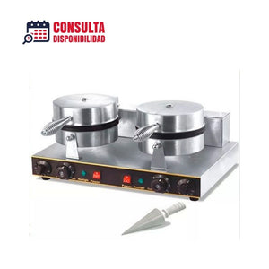 Cocedor de Conos y Canastillas MIGSA ZU2 2 Platos de fundición de aluminio con teflon