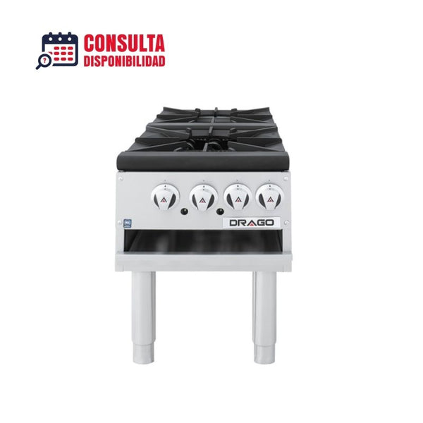 ESTUFON VERTICAL 2 SECCIONES MODELO GNFO-02-VSH MARCA DRAGO