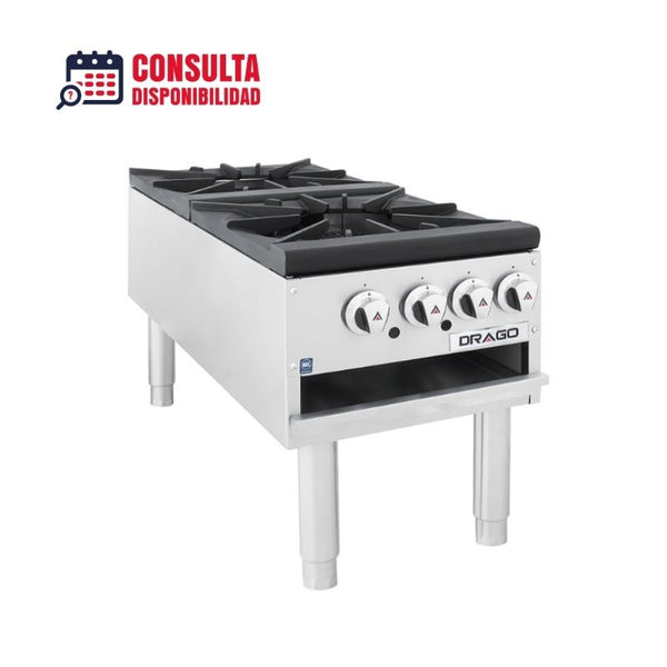 ESTUFON VERTICAL 2 SECCIONES MODELO GNFO-02-VSH MARCA DRAGO