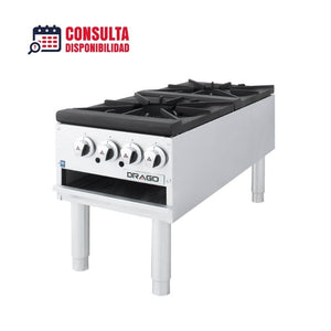 ESTUFON VERTICAL 2 SECCIONES MODELO GNFO-02-VSH MARCA DRAGO