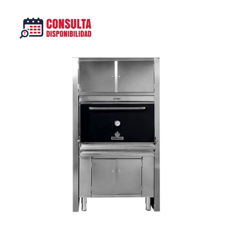 Horno de brasa con armario MIBRASA HMBAC75 Dimensiones parrilla 50 x 60 centimetros