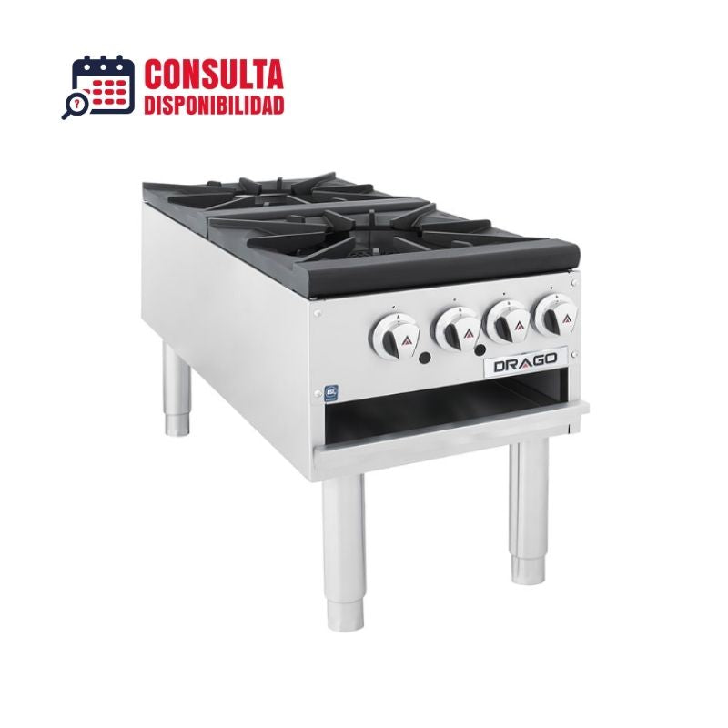 ESTUFON VERTICAL 2 SECCIONES MODELO GPFO-02-VSH MARCA DRAGO
