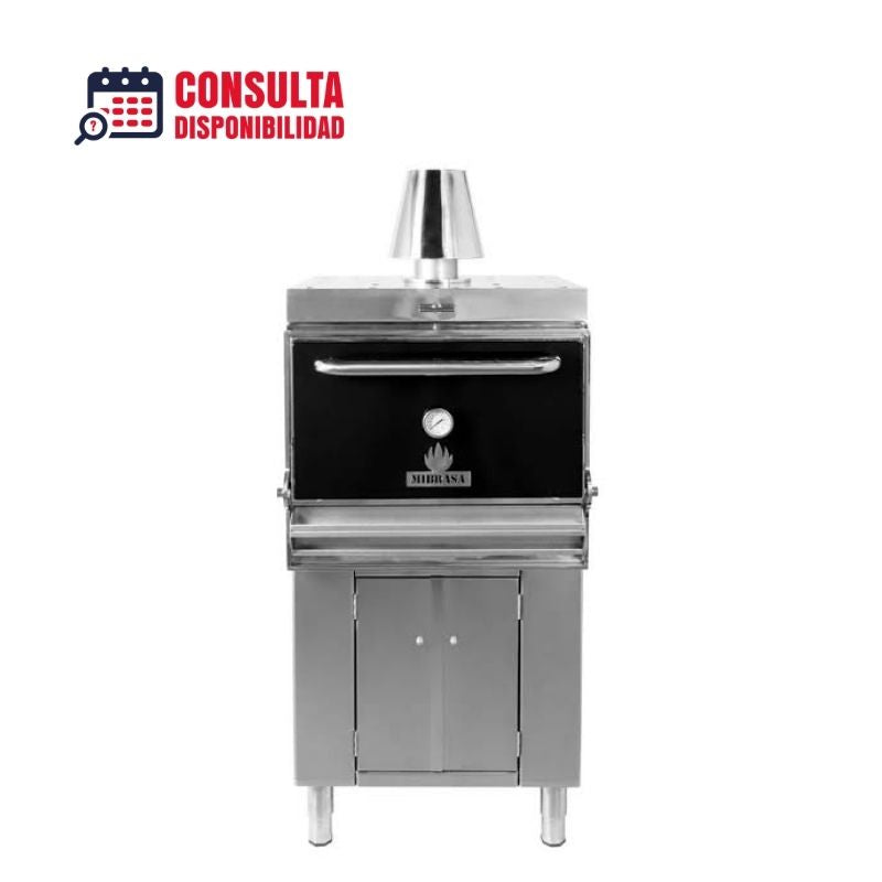 Horno de brasa con armario MIBRASA HMBAB110 Dimensiones parrilla 72 x 60 centimetros