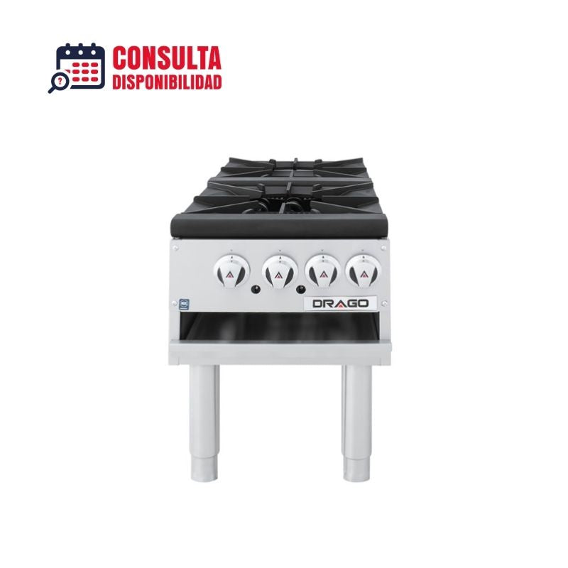 ESTUFON VERTICAL 2 SECCIONES MODELO GPFO-02-VSH MARCA DRAGO