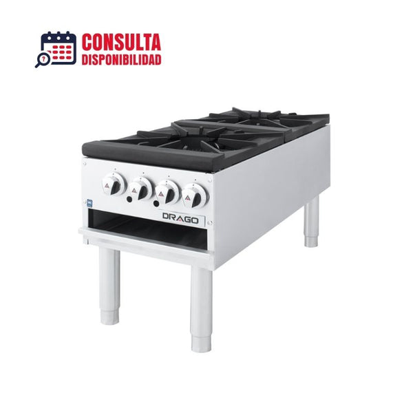 ESTUFON VERTICAL 2 SECCIONES MODELO GPFO-02-VSH MARCA DRAGO