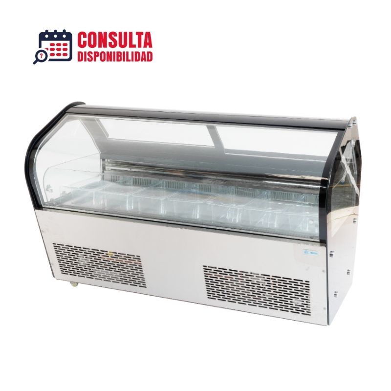 Vitrina fría para helados de 6 insertos MIGSA RTD-122L
