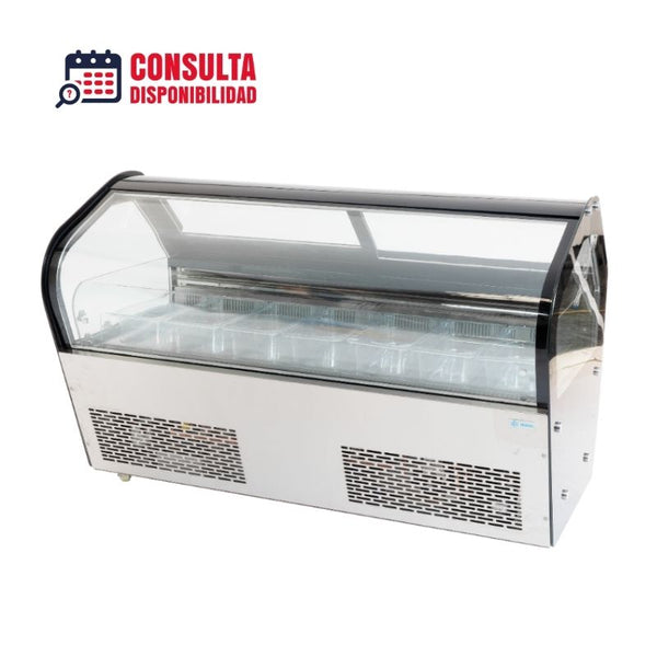 Vitrina fría para helados de 6 insertos MIGSA RTD-122L