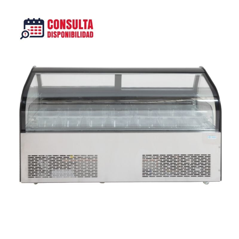 Vitrina fría para helados de 6 insertos MIGSA RTD-122L