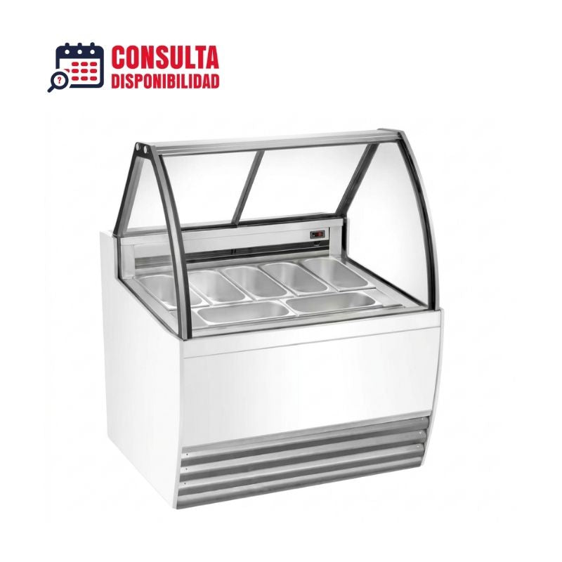Vitrina fría para helados de 7 insertos MIGSA DW-7