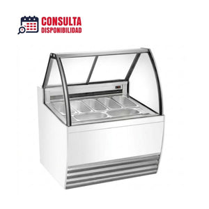 Vitrina fría para helados de 7 insertos MIGSA DW-7