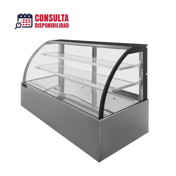 VITRINA PASTELERA CURVA MODELO VPC-180 MARCA ICEHAUS (DRAGO)