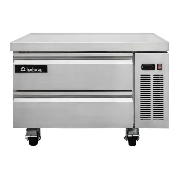 BASE REFRIGERADA PARA MODULARES 2 CAJONES MODELO BRM-2C-SS-01 MARCA ICEHAUS