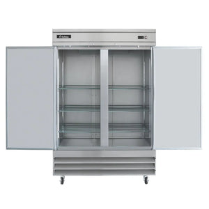 REFRIGERADOR PROFESIONAL VERTICAL EN ACERO INOXIDABLE 2 PUERTAS MODELO RV-2PS-SS-01 MARCA ICEHAUS