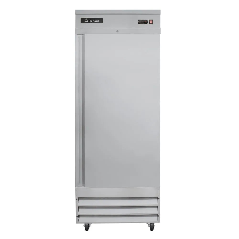 REFRIGERADOR PROFESIONAL VERTICAL EN ACERO INOXIDABLE 1 PUERTA MODELO RV-1PS-SS-01 MARCA ICEHAUS