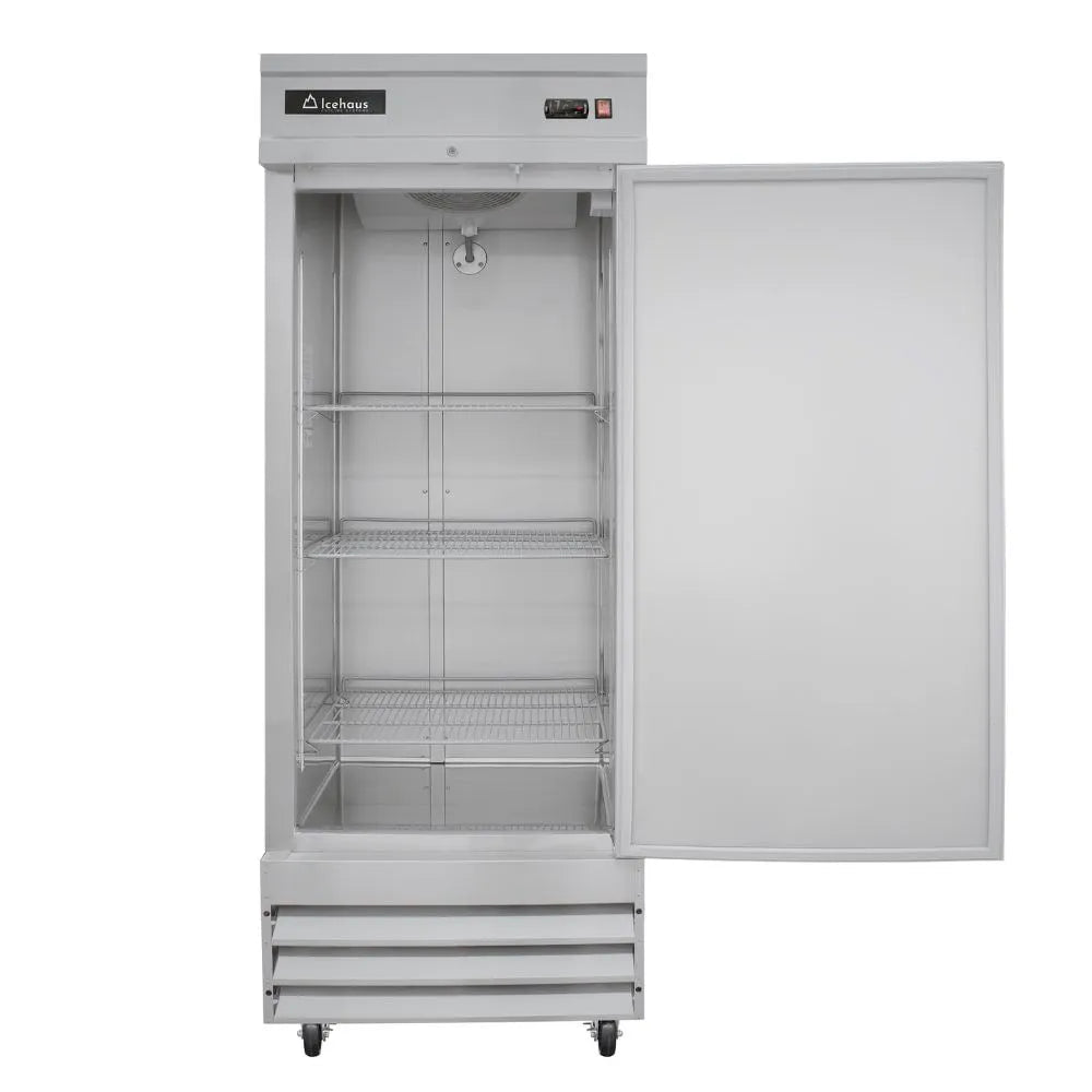 REFRIGERADOR PROFESIONAL VERTICAL EN ACERO INOXIDABLE 1 PUERTA MODELO RV-1PS-SS-01 MARCA ICEHAUS
