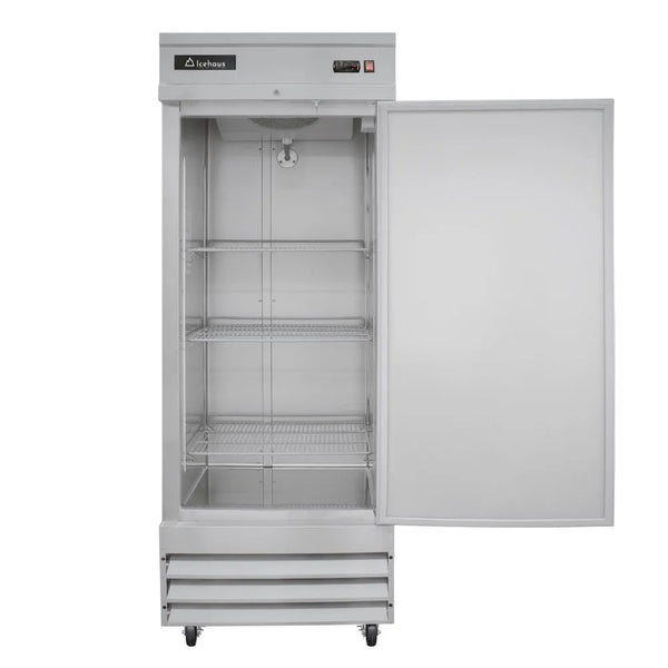 REFRIGERADOR PROFESIONAL VERTICAL EN ACERO INOXIDABLE 1 PUERTA MODELO RV-1PS-SS-01 MARCA ICEHAUS