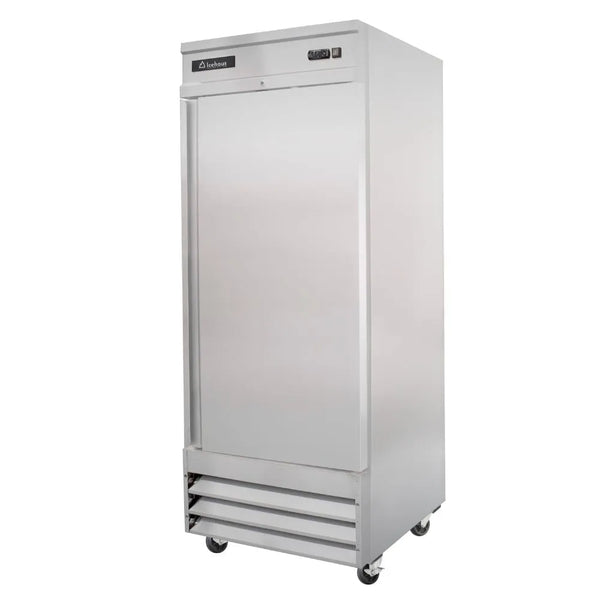 REFRIGERADOR PROFESIONAL VERTICAL EN ACERO INOXIDABLE 1 PUERTA MODELO RV-1PS-SS-01 MARCA ICEHAUS