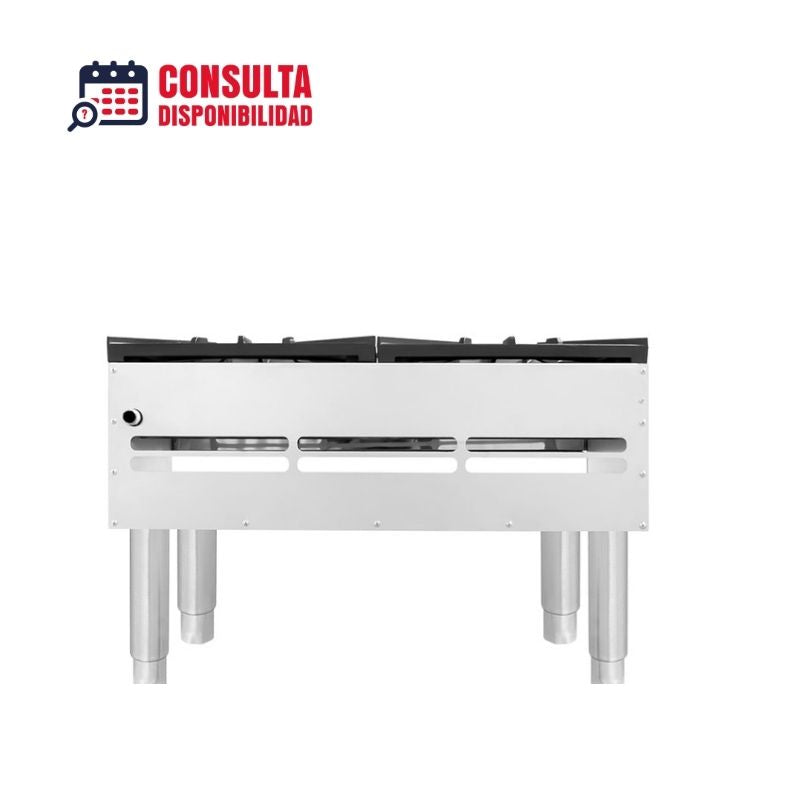 ESTUFON HORIZONTAL 2 SECCIONES A GAS NATURAL MODELO GNFO-02-HSH MARCA DRAGO