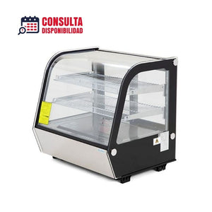 VITRINA REFRIGERADA CRISTAL CURVO MODELO RTW-120L MARCA MIGSA.