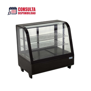 VITRINA REFRIGERADA CRISTAL CURVO CAP 160 LTS MOD RTW-100L-3 MARCA MIGSA