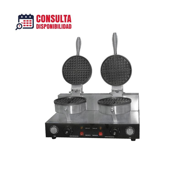 WAFFLERA TIPO AMERICANA DOBLE MOD UWB-2 MARCA MIGSA