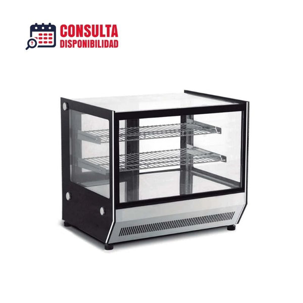 VITRINA CALIENTE SOBRE MOSTRADOR CRISTAL RECTO MOD GN-900HRT MARCA MIGSA