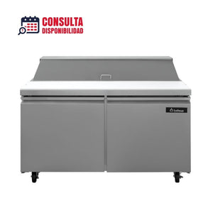 MESA PARA ENSALADAS 2 PUERTAS MOD ME-2P-SS-02 MARCA ICEHAUS