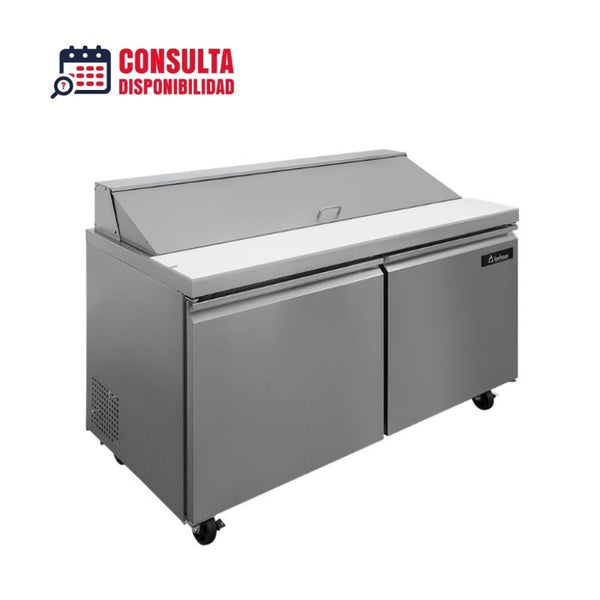 MESA PARA ENSALADAS 2 PUERTAS MOD ME-2P-SS-02 MARCA ICEHAUS