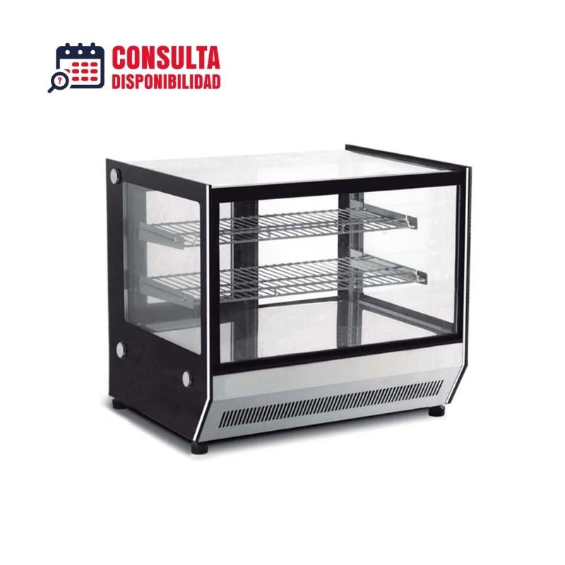 VITRINA CALIENTE SOBRE MOSTRADOR CRISTAL RECTO MOD GN-1200HRT MARCA MIGSA