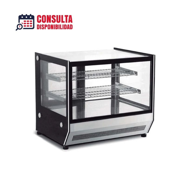 VITRINA CALIENTE SOBRE MOSTRADOR CRISTAL RECTO MOD GN-1200HRT MARCA MIGSA