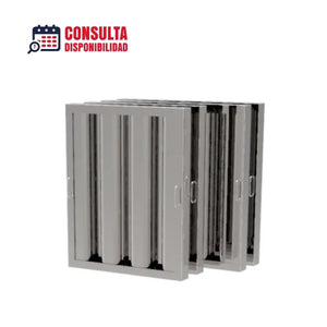 KIT DE FILTROS TIPO LABERINTO PARA CAMPANA DE 10FT MODELO KIT-FILTERS-10 MARCA DRAGO