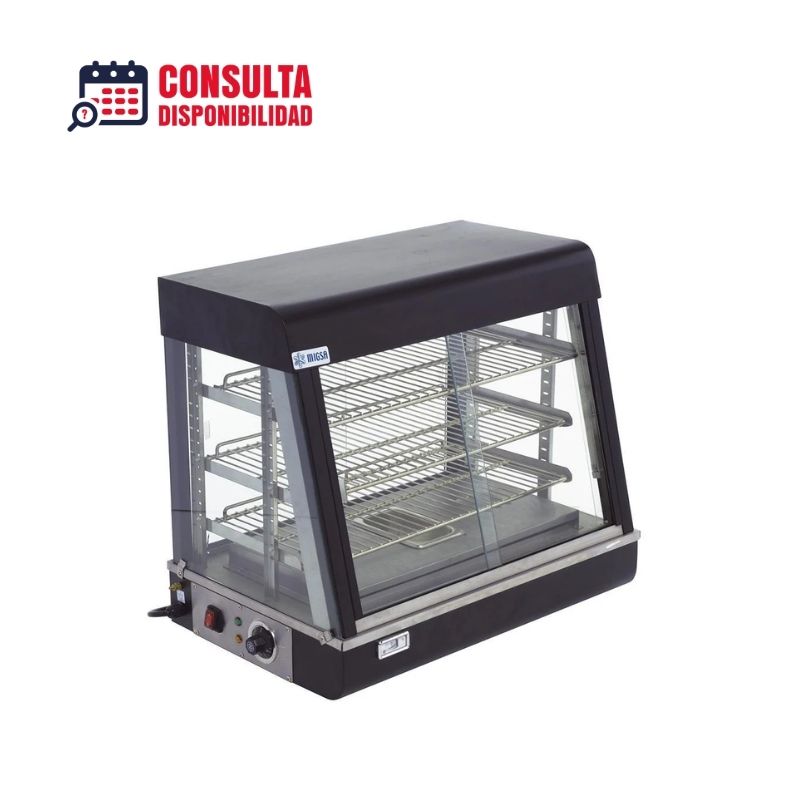 VITRINA CALIENTE SOBRE MOSTRADOR MODELO BN-600R MARCA MIGSA