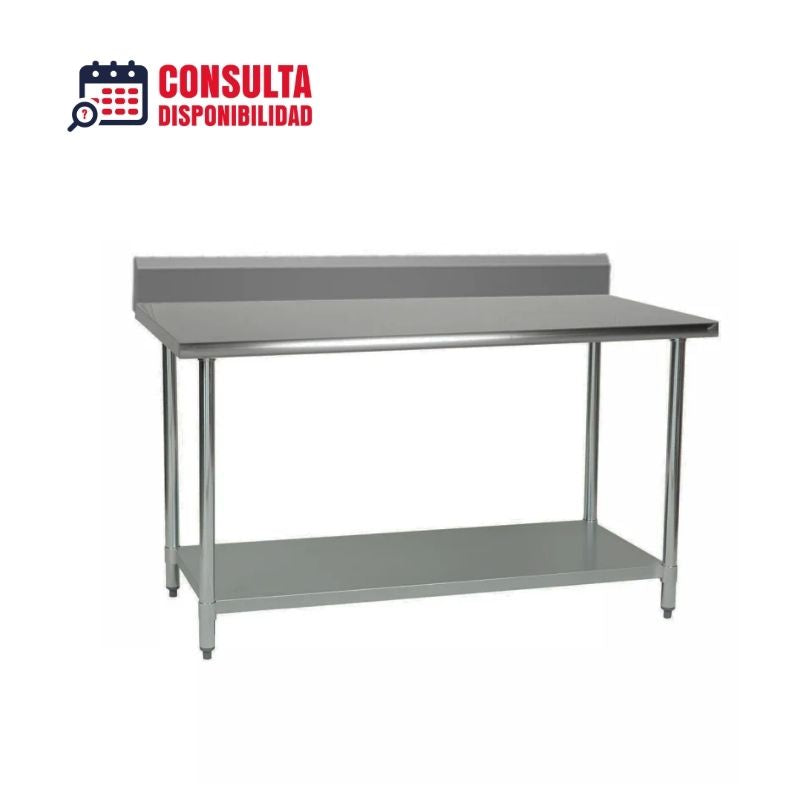 MESA DE TRABAJO KING MODELO MTl-200 ACERO INOXIDABLE CALIBRE 18