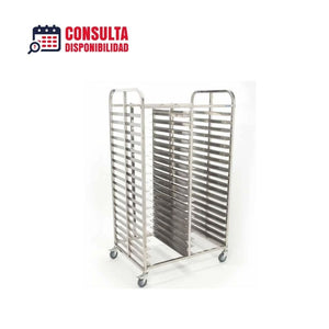 CARRO PORTA CHAROLAS DOBLE (ESPIGUERO) MODELO BN-T07 MARCA MIGSA