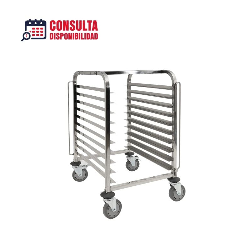 CARRO PORTA CHAROLAS SENCILLO (ESPIGUERO) MODELO BN-T02 MARCA MIGSA