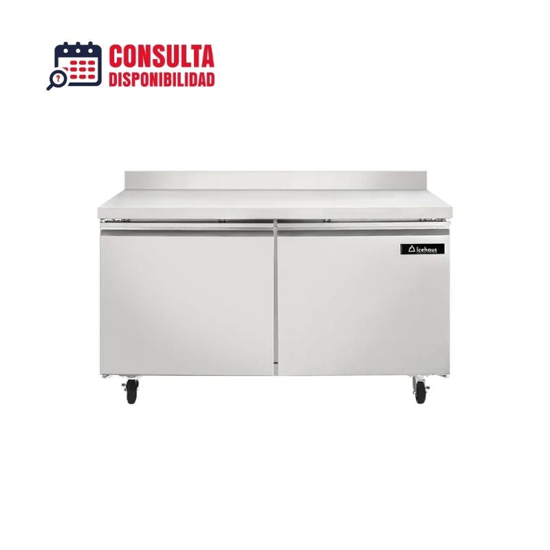 MESA DE TRABAJO CONGELADA DE 2 PUERTAS MOD MTC-2P-SS-02 MARCA ICEHAUS