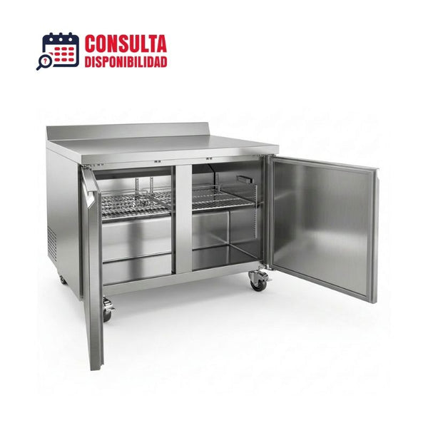 MESA DE TRABAJO CONGELADA DE 2 PUERTAS MOD MTC-2P-SS-02 MARCA ICEHAUS