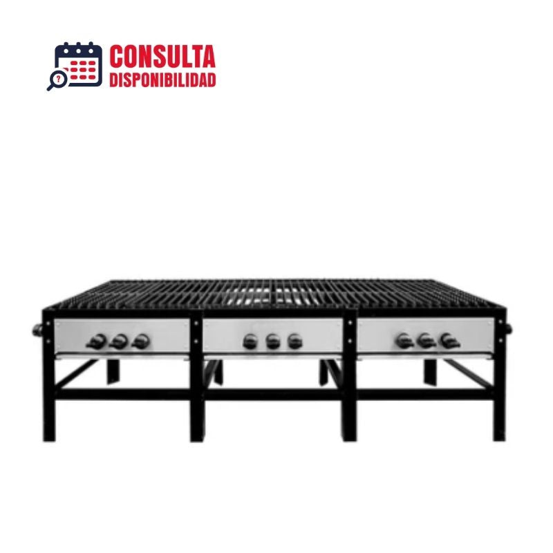 FOGON TRIPLE PROFESIONAL MODELO F-3 MARCA INTERNATIONAL