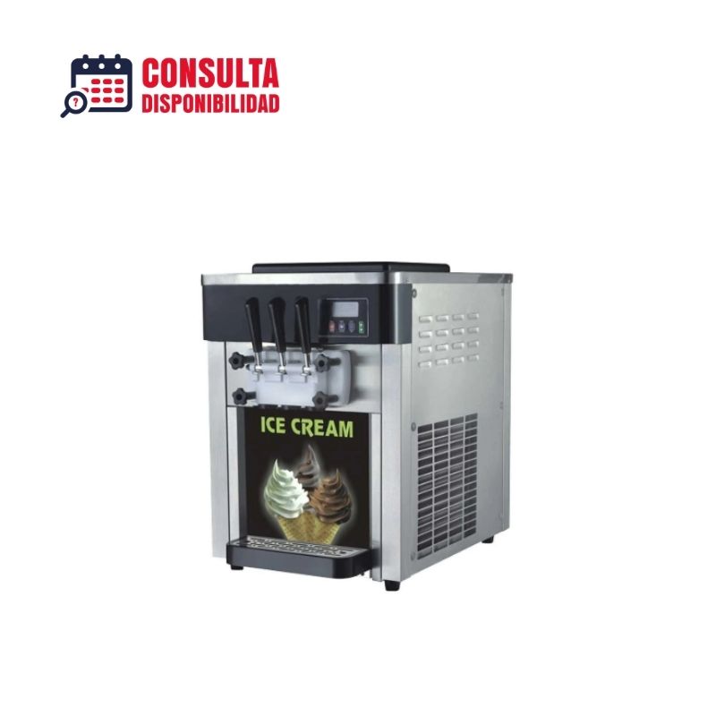 MÁQUINA DE HELADO SUAVE DE MESA MODELO BQL-818BT MARCA SNOWKY BY MIGSA