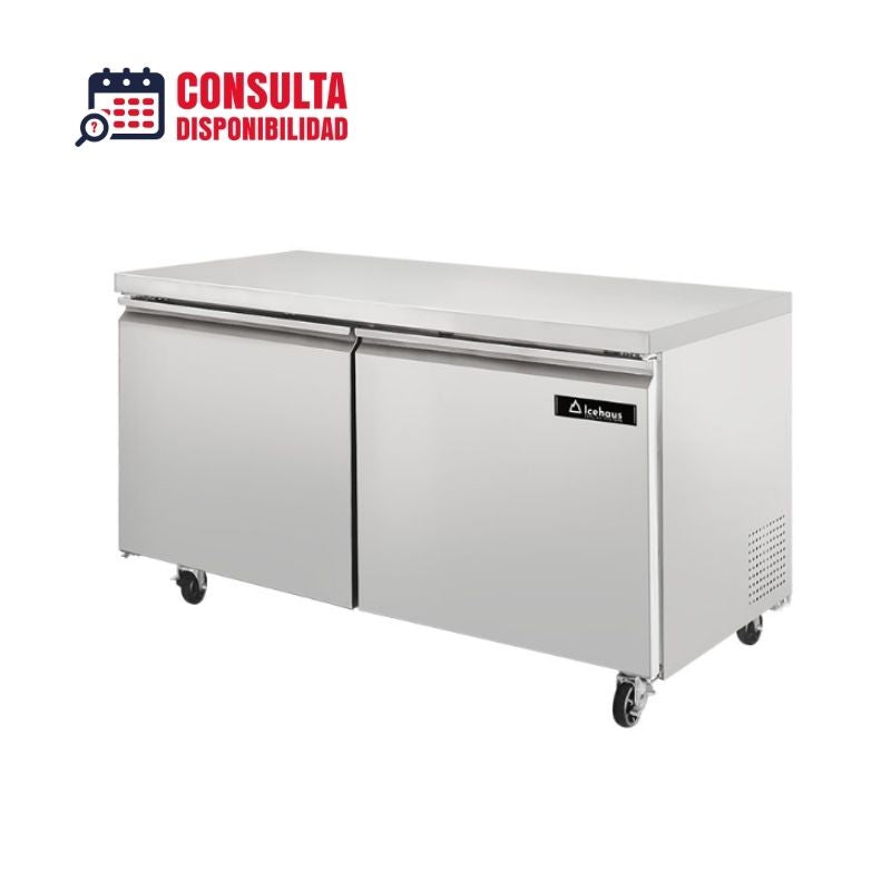 Congelador Bajo Barra ICEHAUS CBB-2P-SS-02