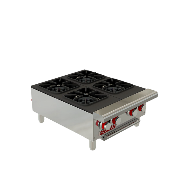 PARRILLA INDUSTRIAL DE 4 QUEMADORES MODELO PCV-4 MASTER MARCA CORIAT