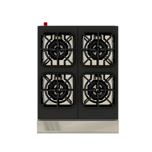PARRILLA INDUSTRIAL DE 4 QUEMADORES MODELO PCV-4 MASTER MARCA CORIAT