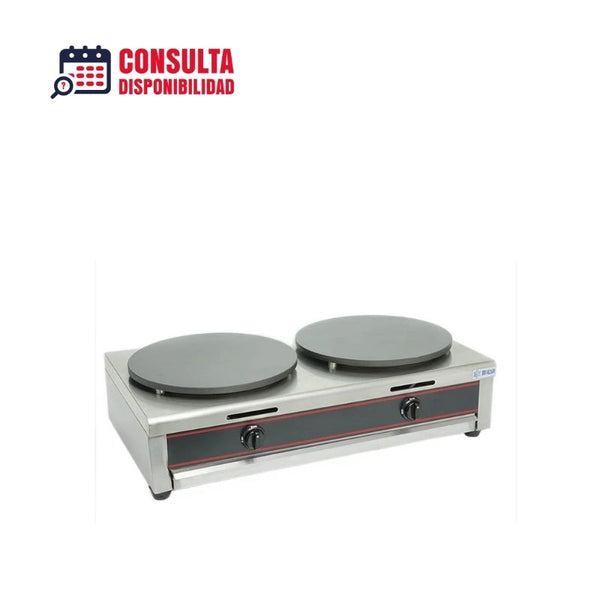 CREPERA DOBLE A GAS MODELO GM-2 MARCA MIGSA
