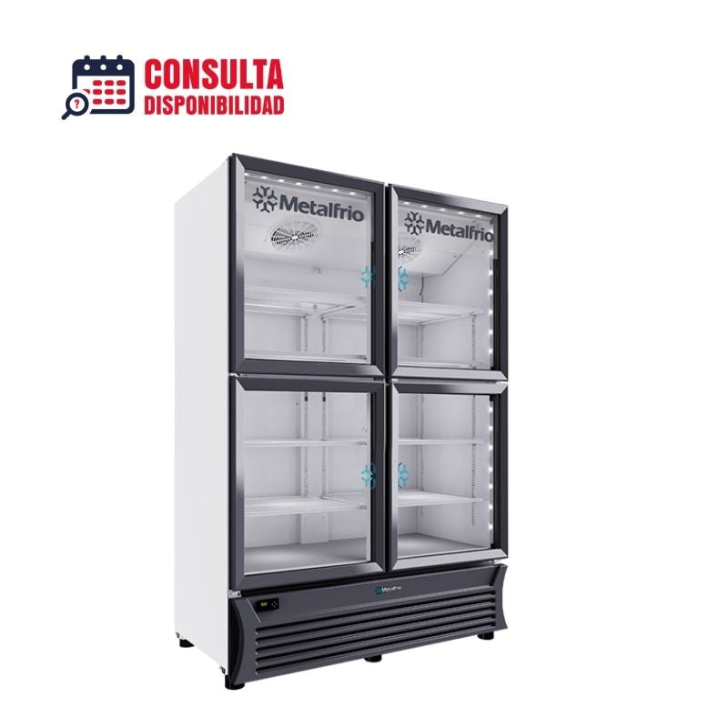 REFRIGERADOR COMERCIAL DE 4 PUERTAS MODELO RB804 MARCA METALFRIO