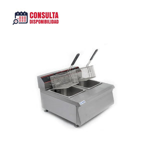 FREIDORA ELÉCTRICA DOBLE MODELO BN600-E601 MARCA MIGSA