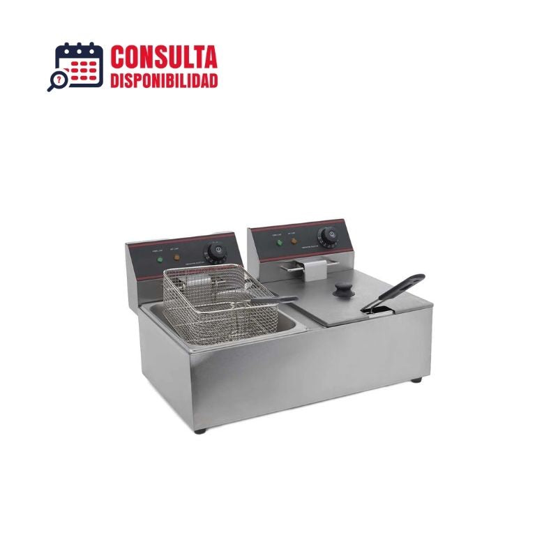 FREIDORA ELECTRICA DOBLE MODELO CKEF2LTS4 MARCA MIGSA