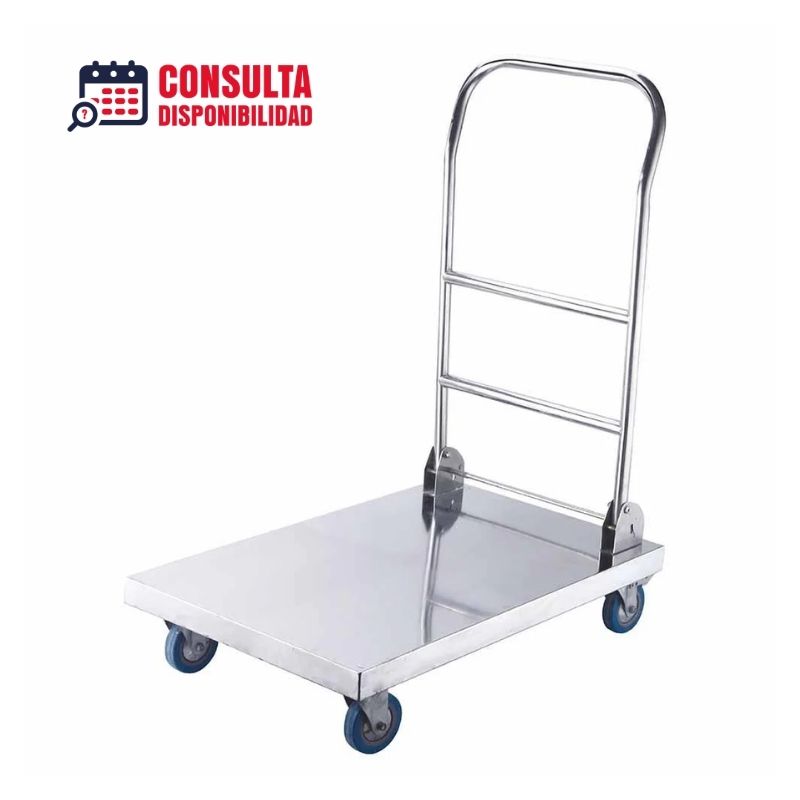 CARRO PLATAFORMA DE ACERO INOXIDABLE MOD FT-B MARCA MIGSA