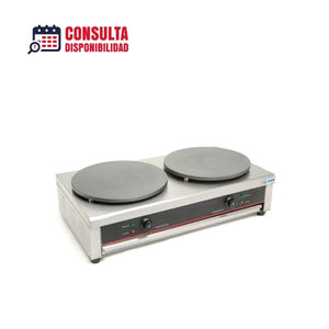 CREPERA DOBLE ELECTRICA PROFESIONAL DE 40CM MODELO EM-2 MARCA MIGSA