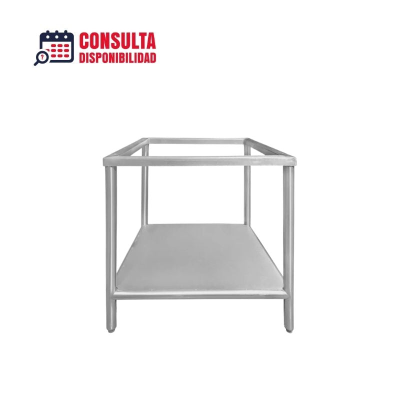 BASE TUBULAR DE ACERO INOXIDABLE PARA PARRILLA MODELO B/EM2 MARCA INTERNATIONAL 60 X 64 X 66 Cm