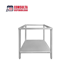 BASE TUBULAR DE ACERO INOXIDABLE PARA PARRILLA MODELO B/EM2 MARCA INTERNATIONAL 60 X 64 X 66 Cm